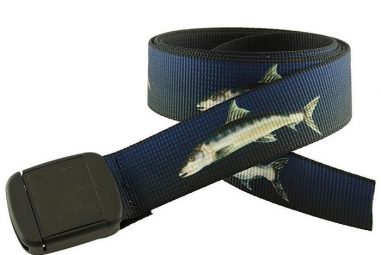 USA Made Fish Pattern Hiker Belt by Thomas Bates